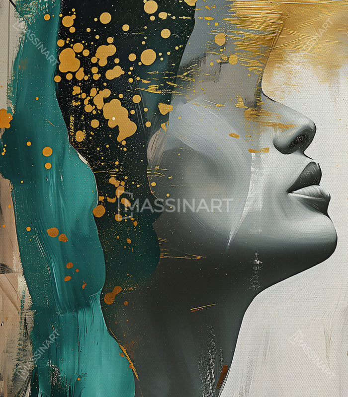 Tableau Ego diptyque art mur cadres salon contemporary — Massinart