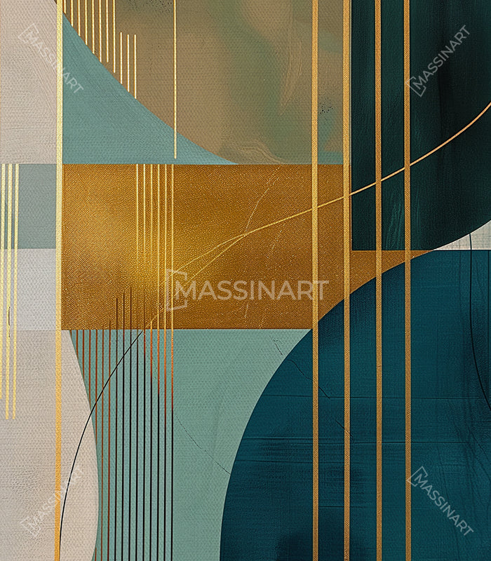 Tableau Beyond Angles Massinart — emballage livraison prêt à accrocher