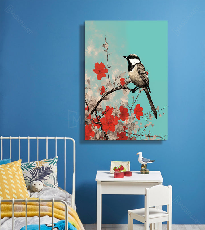 Tableau Flying High décoration intérieur chambre fille Massinart