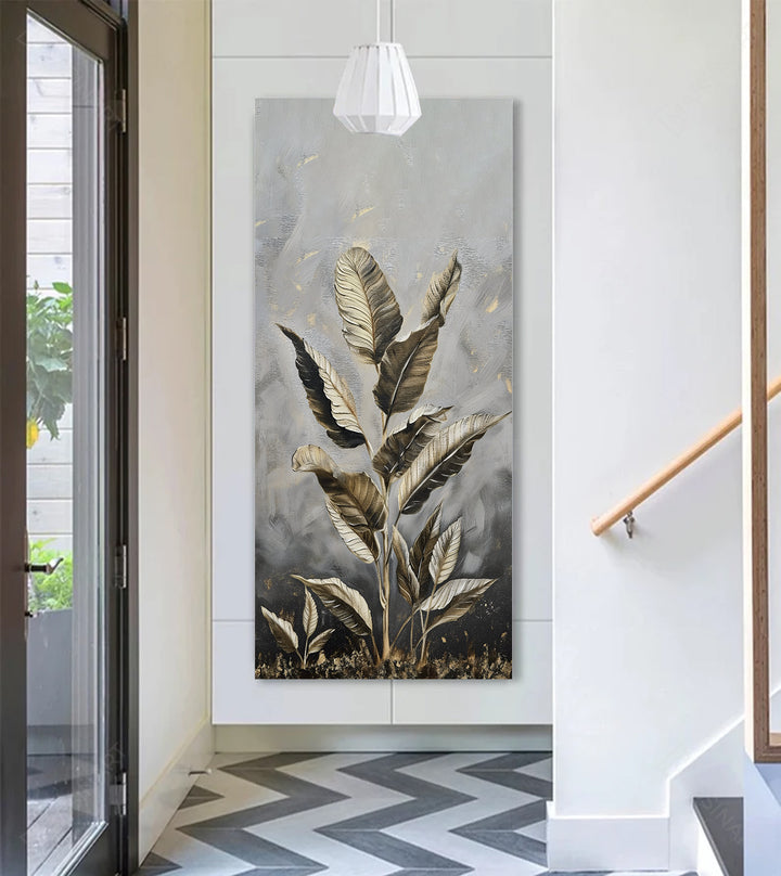 Décoration intérieur salon contemporain tableau plante minimaliste Massinart