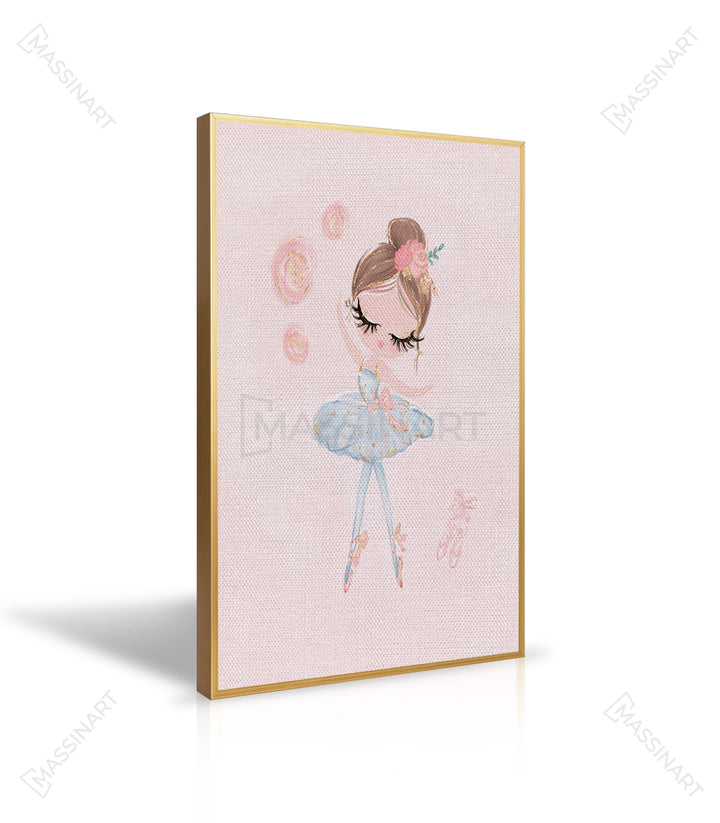 Tableau Little princess cadre noir mise en situation Massinart