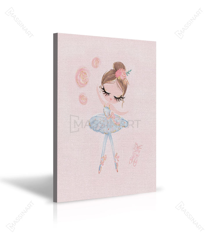 Tableau Little princess encadrement salon moderne Massinart