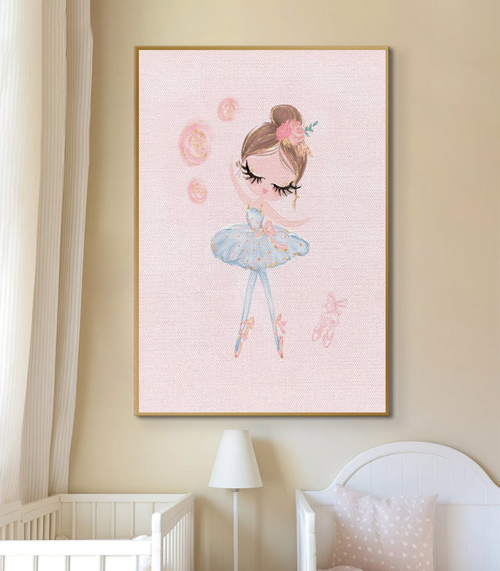 Tableau Little princess mise en situation salon enfant Massinart