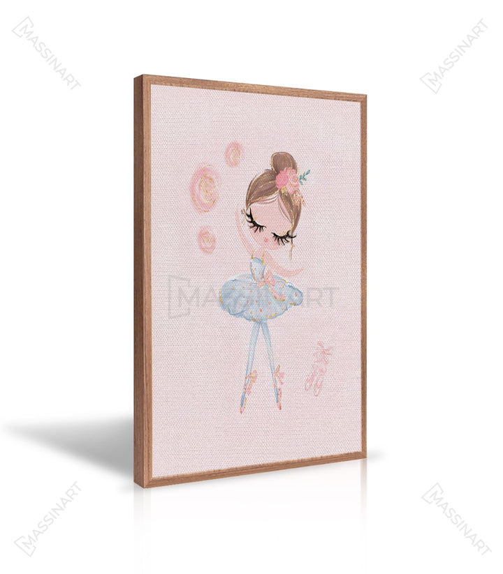 Tableau Little princess détail illustration minimaliste Massinart