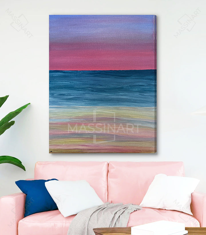 Coucher de Soleil Eternel- signé par l'artiste Safae El OHB – Massinart