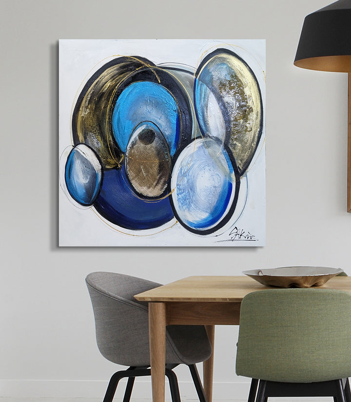 Serie Abstrait 7 - signé par l'artiste Samira AKR. – Massinart