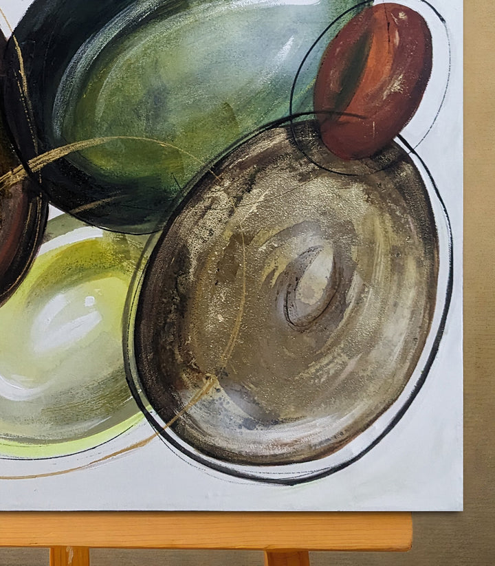 Serie Abstrait 9 - signé par l'artiste Samira AKR. – Massinart
