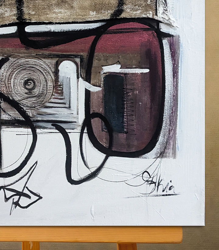 Serie Abstrait 4 - signé par l'artiste Samira AKR. – Massinart