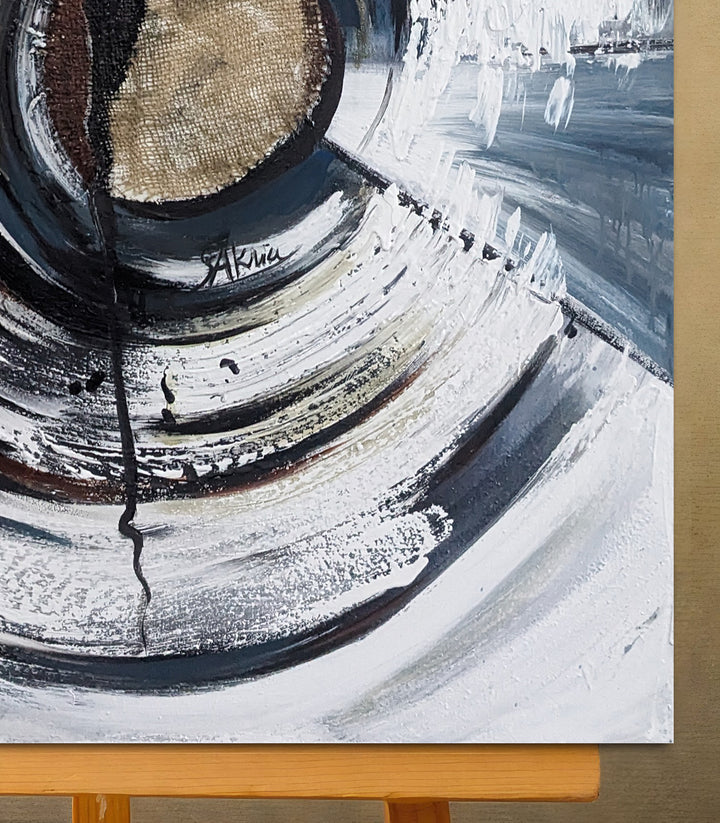 Serie Abstrait 3 - signé par l'artiste Samira AKR. – Massinart