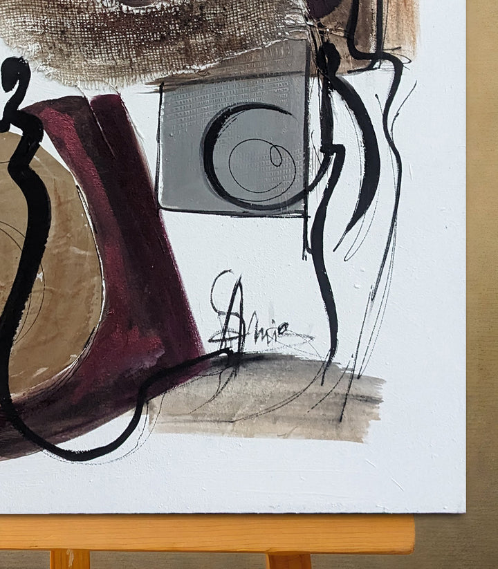 Serie Abstrait 2 - signé par l'artiste Samira AKR. – Massinart