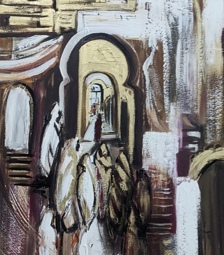 Serie Abstrait 6 - signé par l'artiste Samira AKR. – Massinart