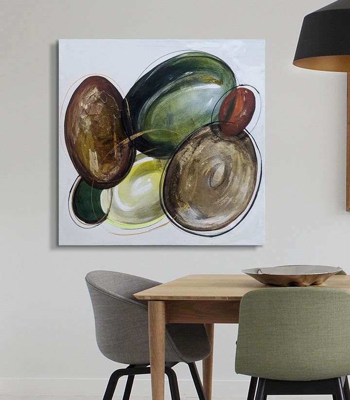 Serie Abstrait 9 - signé par l'artiste Samira AKR. – Massinart