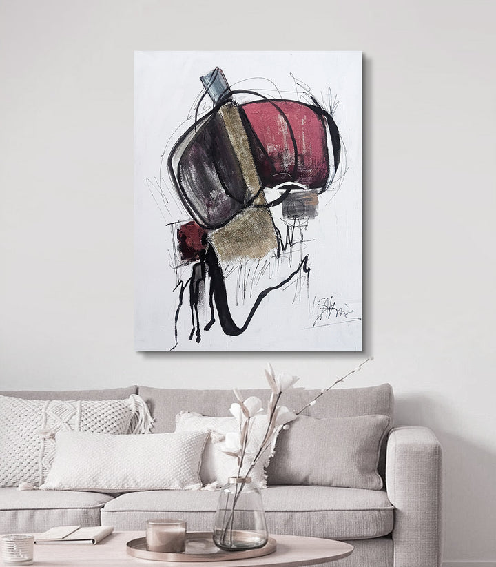 Serie Abstrait 1 - signé par l'artiste Samira AKR. – Massinart
