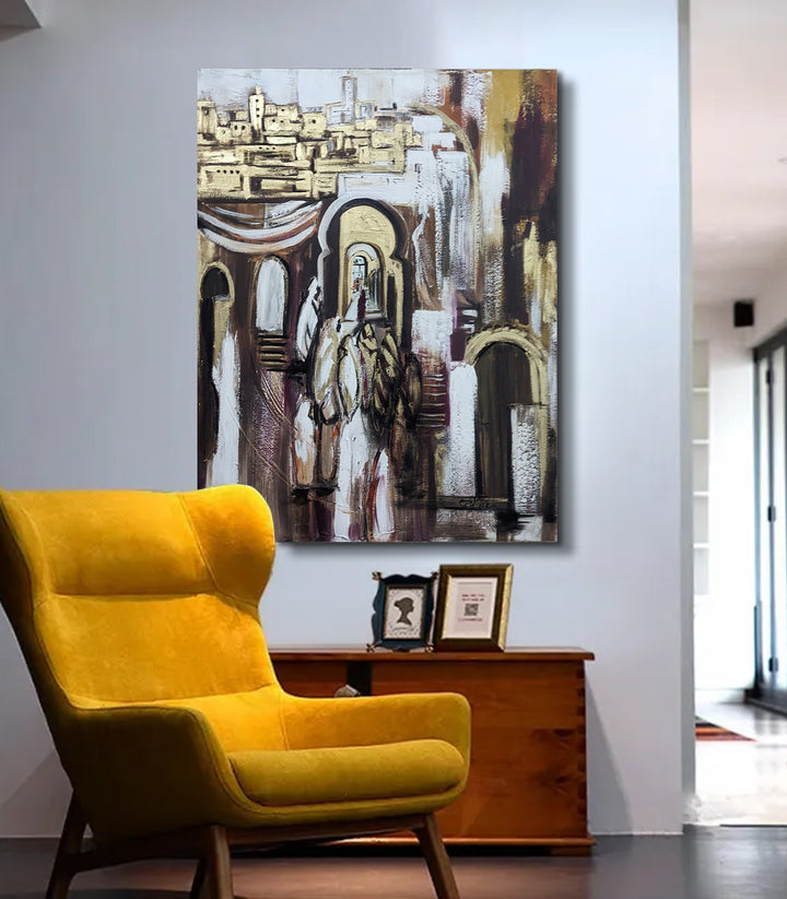 Serie Abstrait 6 - signé par l'artiste Samira AKR. – Massinart