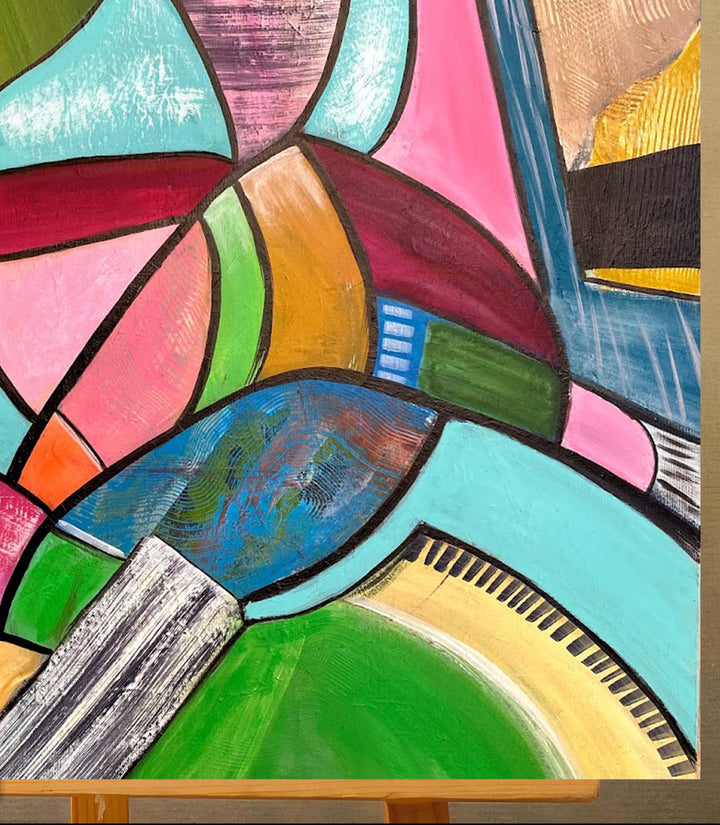 Rainbow - signé par l'artiste Maryam GSS. – Massinart