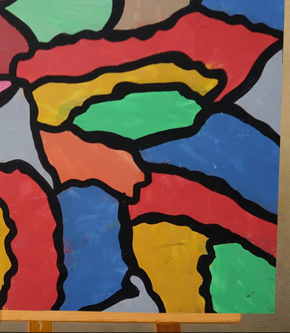 symphonie de couleurs - signé par l'artiste Nada ZR