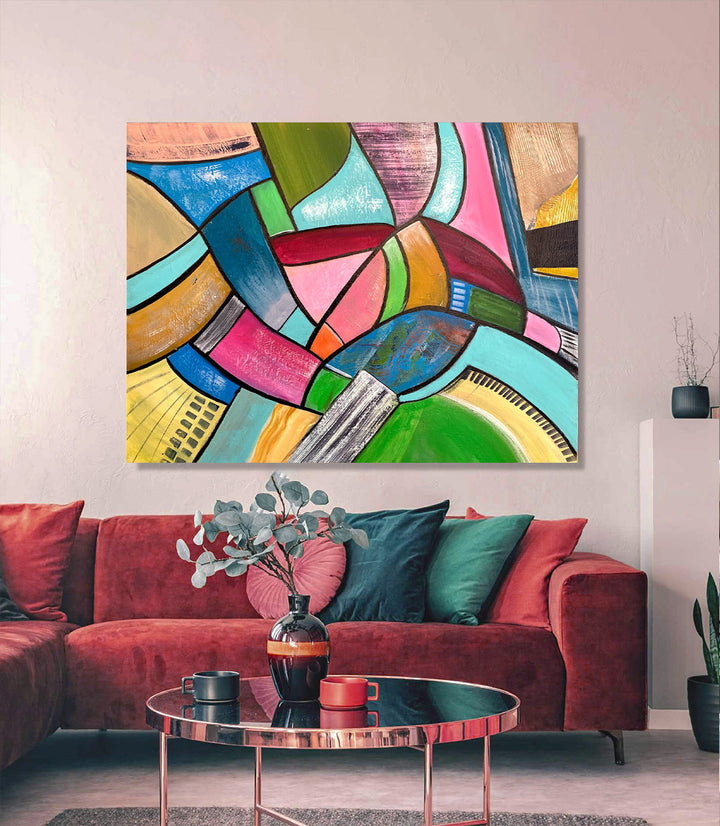 Rainbow - signé par l'artiste Maryam GSS. – Massinart