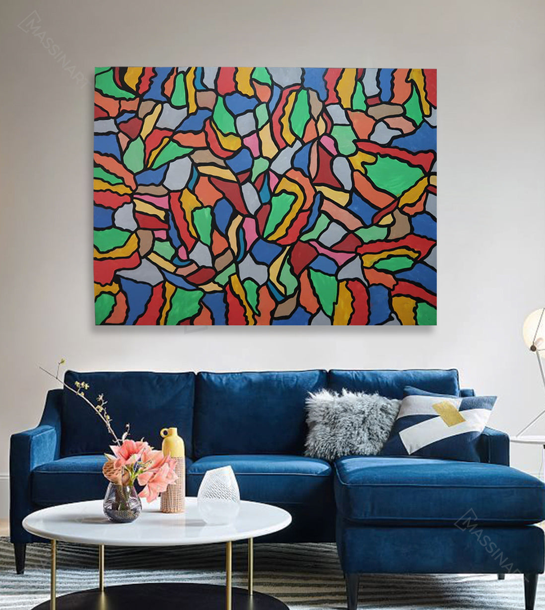 symphonie de couleurs - signé par l'artiste Nada ZR