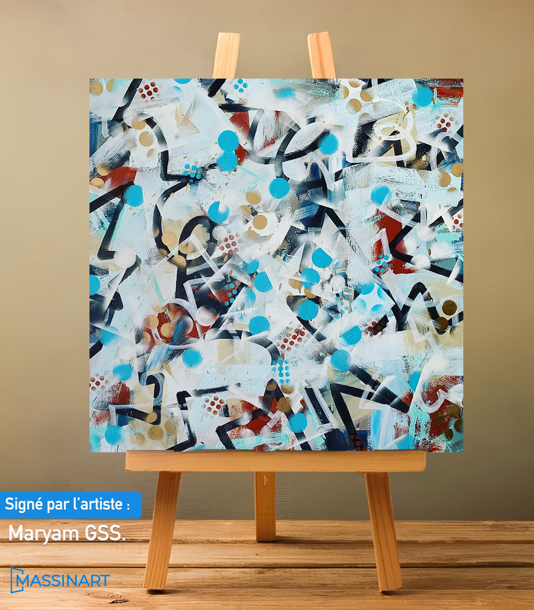 Roads 1 - signé par l'artiste Maryam GSS.