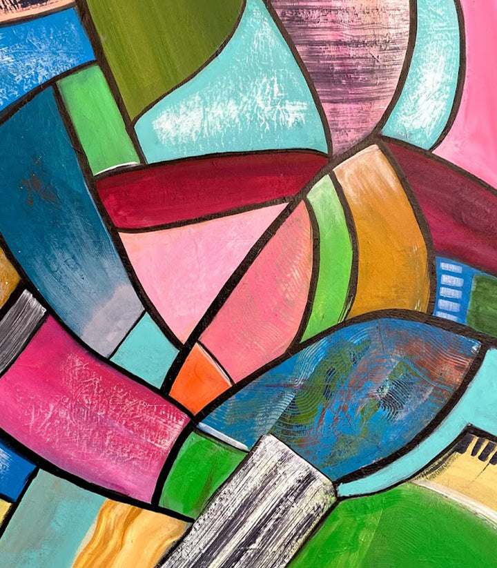 Rainbow - signé par l'artiste Maryam GSS. – Massinart