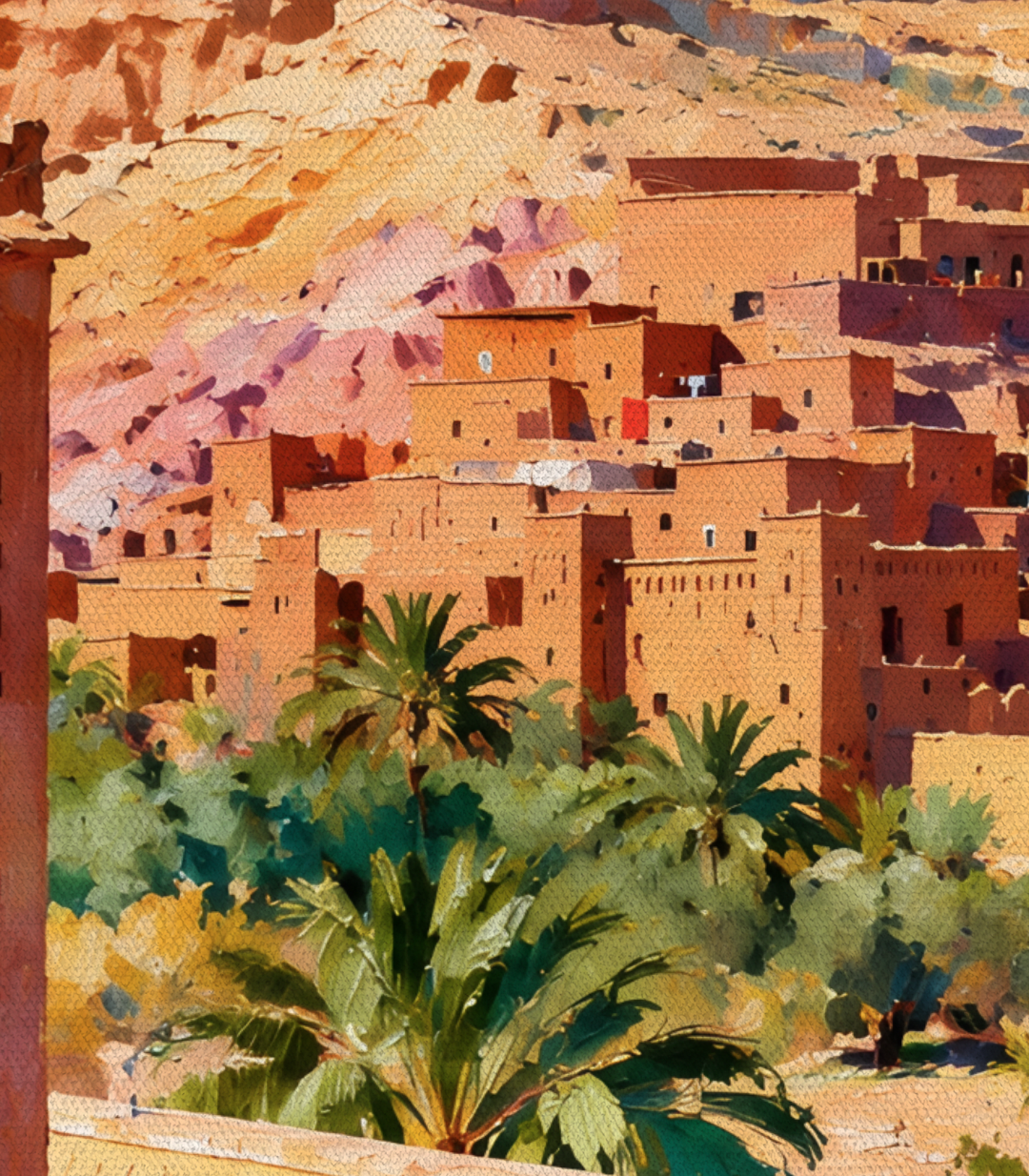 Vue sur Kasbah