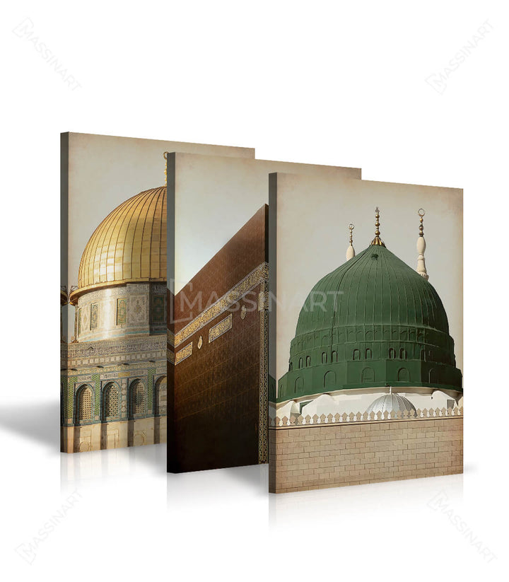 Tableau Islamic Center Massinart — emballage livraison prêt à accrocher
