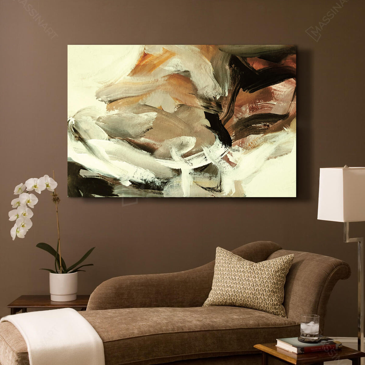 Tableau Abstrait Expressionniste Maroc | Dreamscope — Massinart.ma