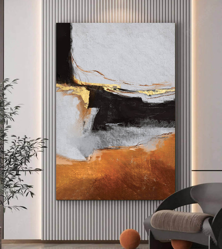 Décoration intérieur contemporain tableau abstrait minimaliste Massinart
