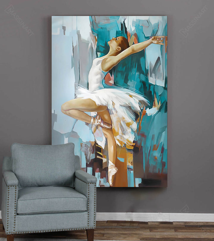 Tableau Colorful Ballerina - FLASH DEAL