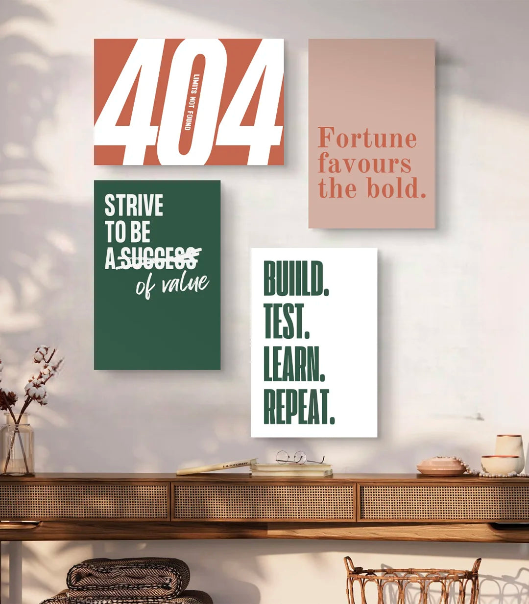 Mur de cadre Bold Vision