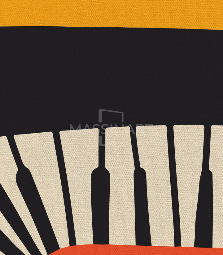 Tableau mur cadres Soul Strings — collection complete 4 pieces minimaliste, Massinart