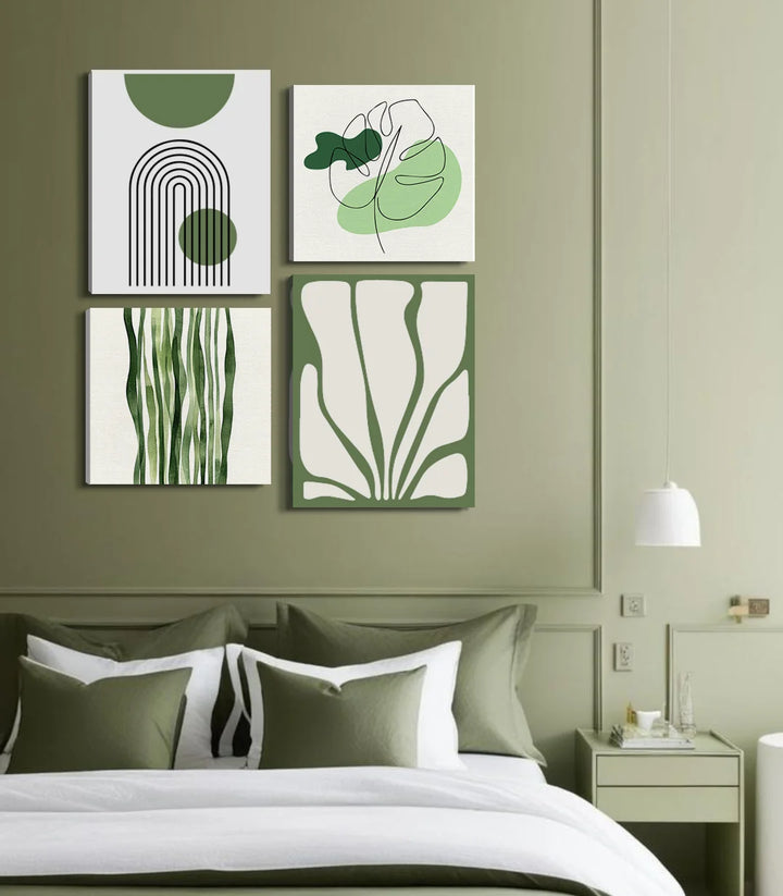 Mur de cadre Soft Botanica