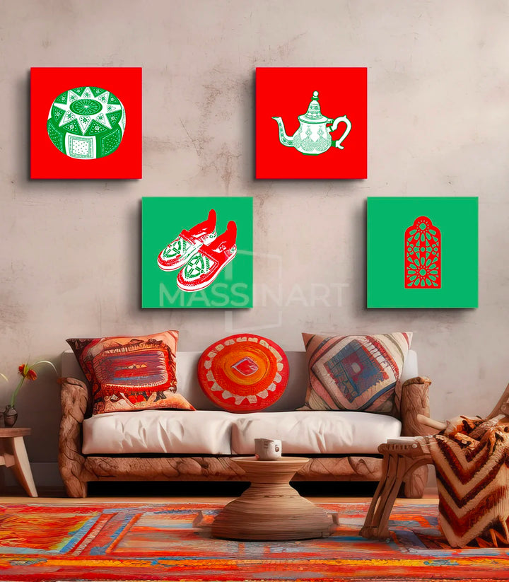 Mur de cadre Moroccan Spirit