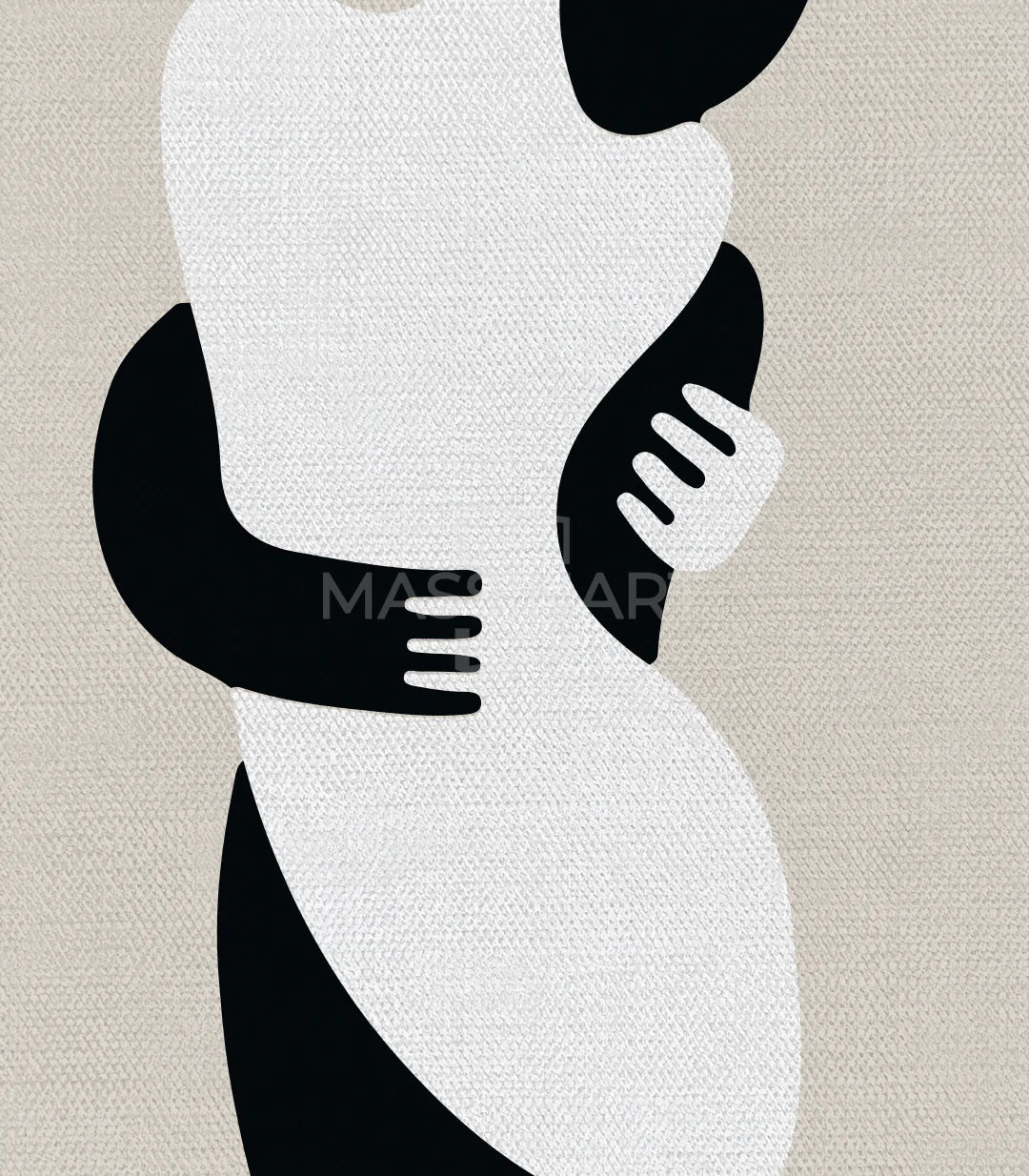 Mur de cadre Abstract Embrace