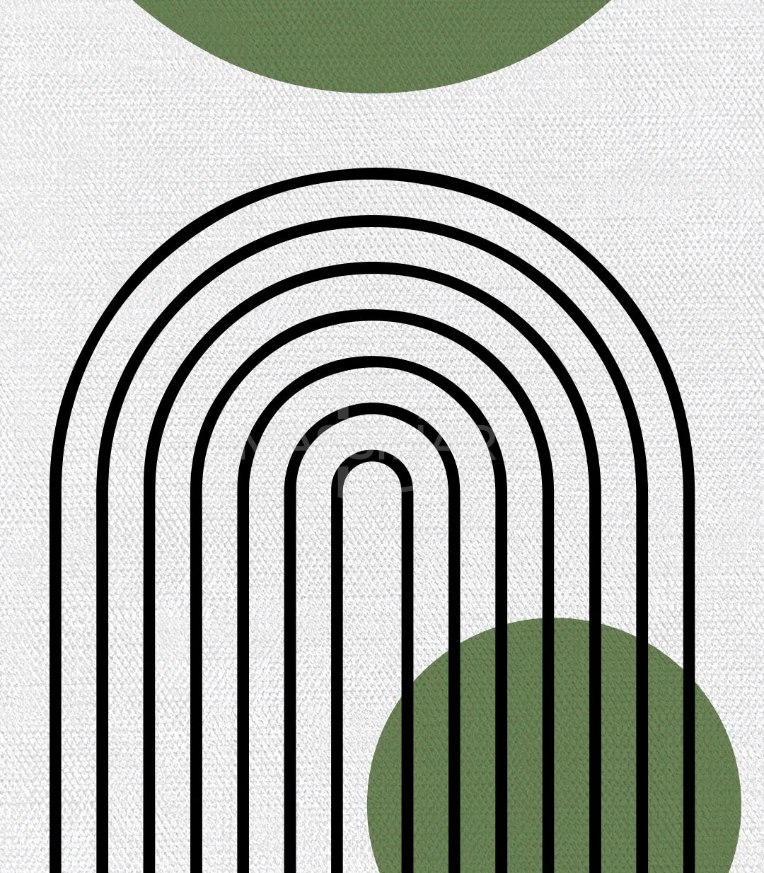 Mur de cadre Soft Botanica