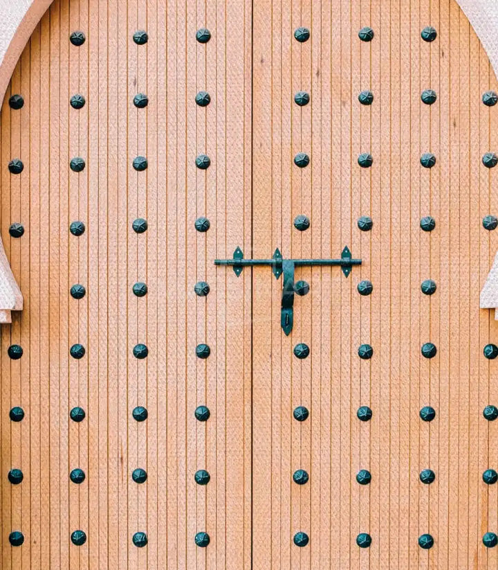 Tableau Porte Marocaine détails zellige - photographie architecture Massinart
