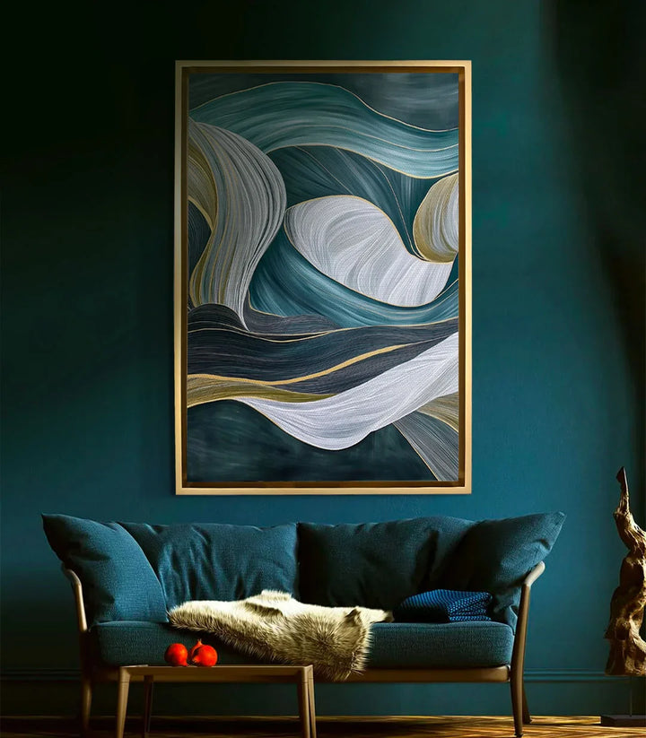 Mise en situation salon moderne Flowing Drift Massinart