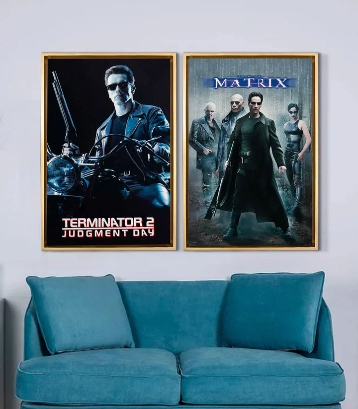 Tableau Matrix film poster affiche science-fiction Massinart