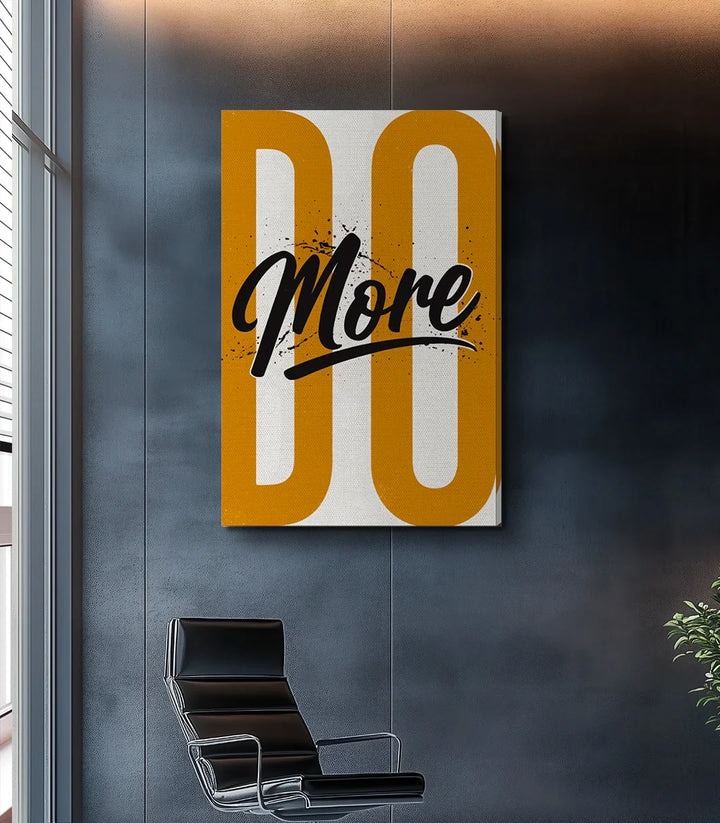 Tableau motivant Do More dans décoration contemporaine Massinart