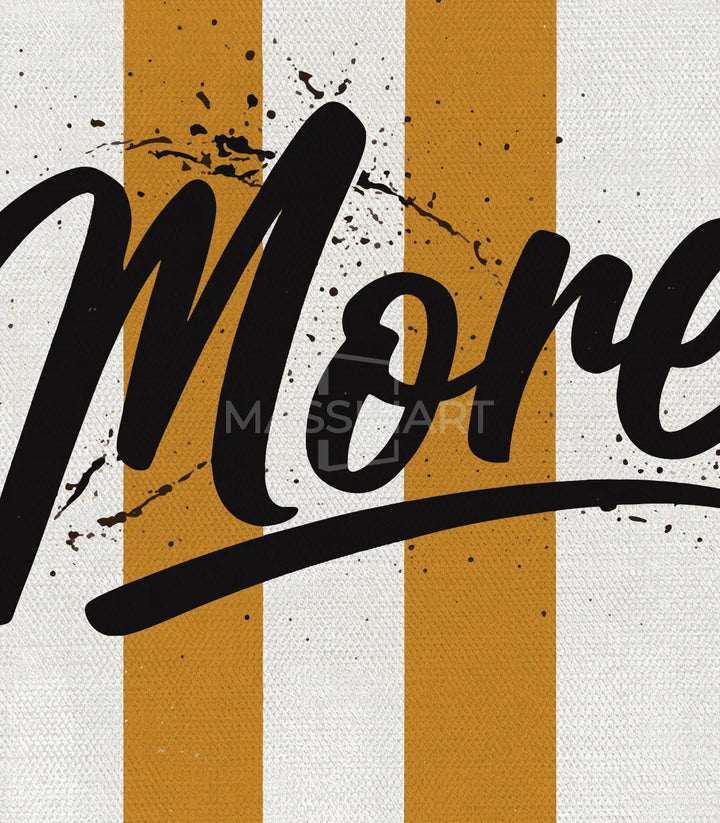Tableau inspirant Do More dans décor salon Massinart