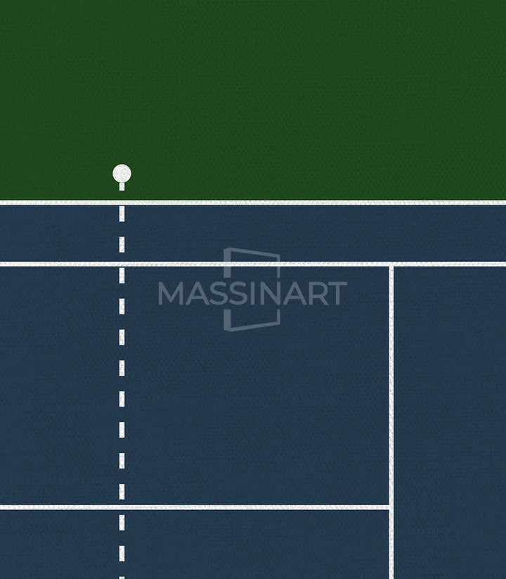 Tableau sports fields minimaliste ensemble quadriptyque Massinart