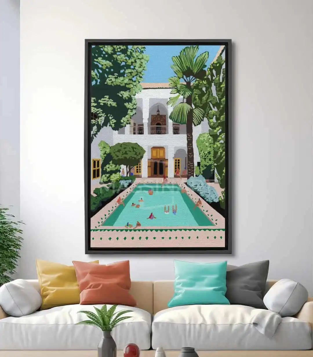 tableau-decoratif-maroc-art-mural-moderne-architecture-salon-hotel-massinart9