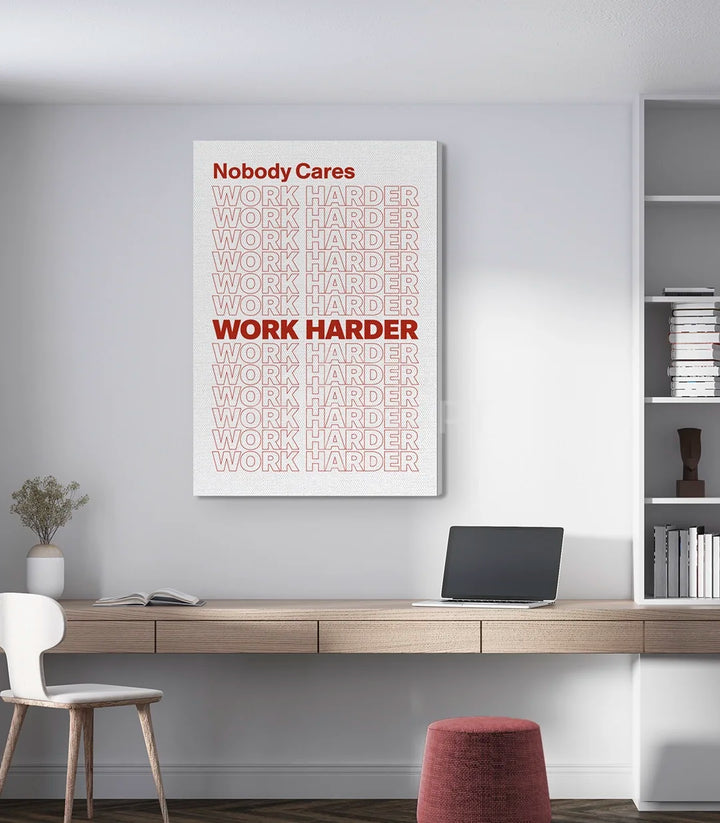 Tableau motivation textuel noir cadre Massinart