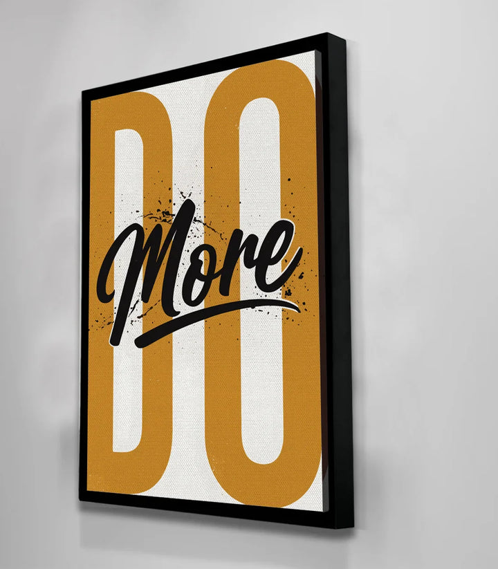 Affiche Do More art minimaliste, décoration mur moderne Massinart