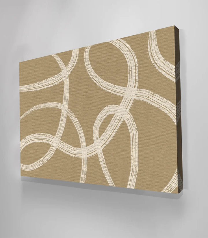 Tableau mur de cadre Warm Minimal Massinart emballage livraison prêt à accrocher