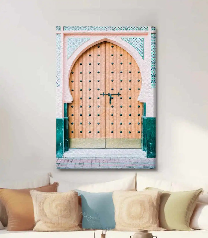 Décoration intérieur Porte Marocaine - tableau photo-art salon Massinart