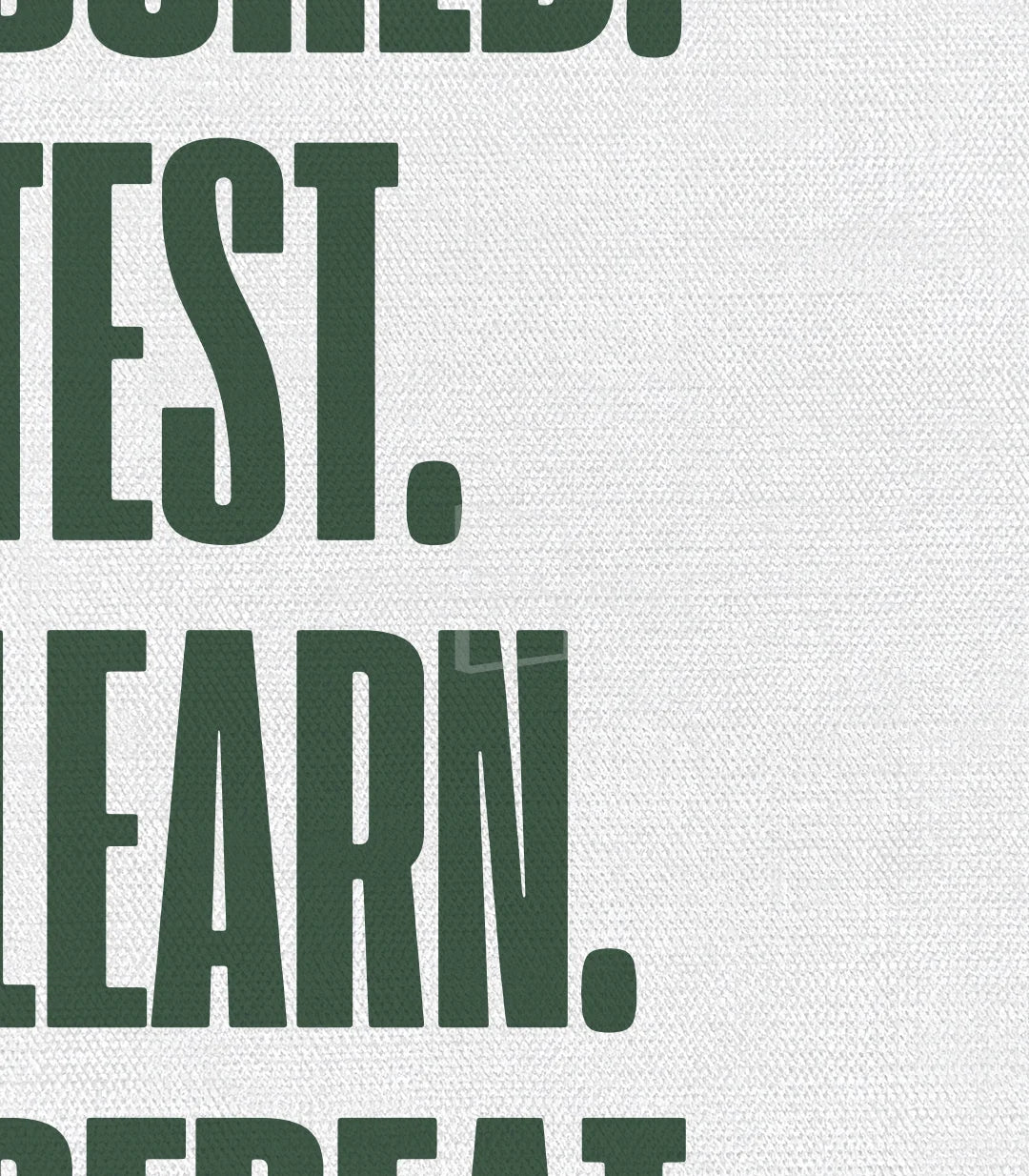 Mur de cadre Bold Vision