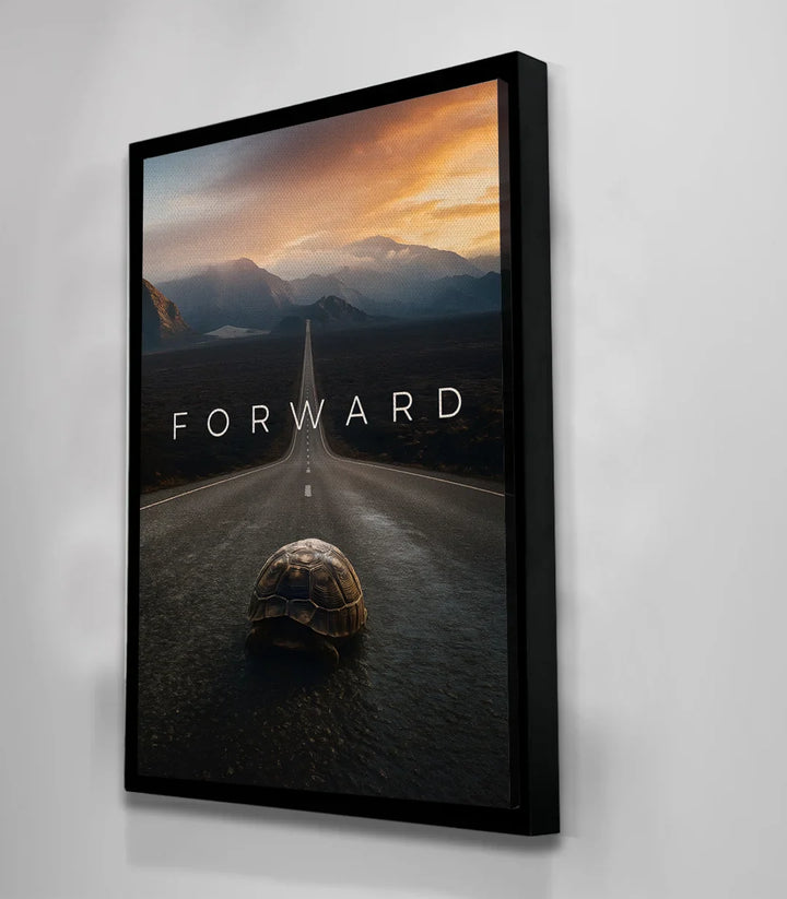 Mise en situation salon tableau Forward motivation route Massinart