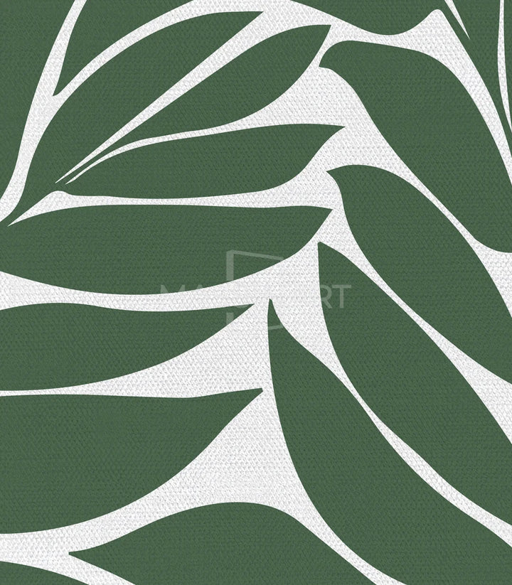Tableau motif feuilles abstraites minimalisme botanique - Massinart