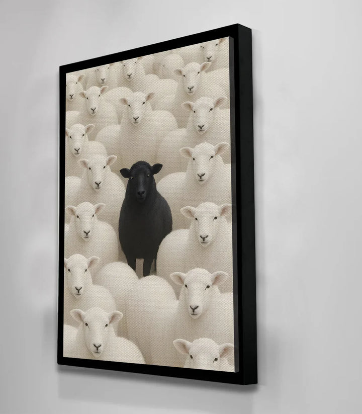 Tableau animal motivation Black Sheep Massinart